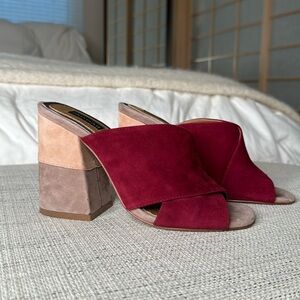 Jaggar block heel slides